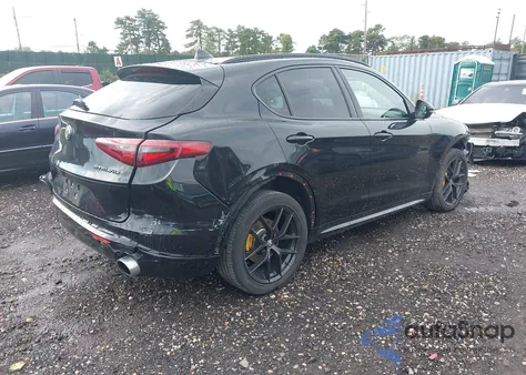2021 Alfa Romeo Stelvio Ti Awd from USA, damaged, VIN ZASPAKBNXM7D19829
